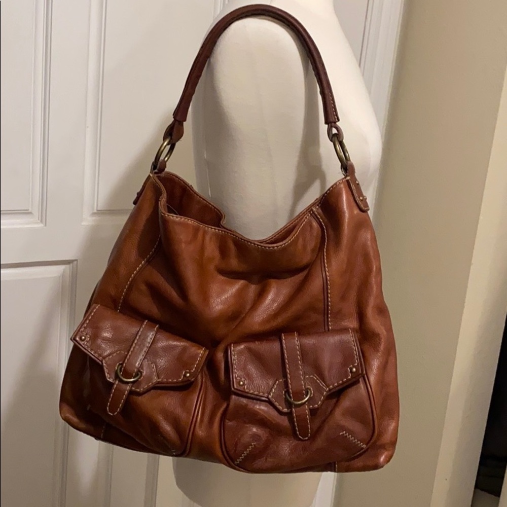 Etienne Aigner Saddle Leather Vintage Handbag FAB!